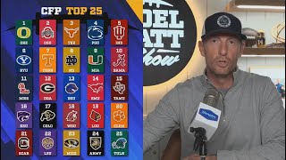 Joel Klatt reacts to College Football Playoff Rankings with 4 Big Ten teams making up Top 5 spots [upl. by Blackman]