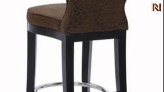 Sunpan Claudine Counter Stool Chocolate FabricDkcho 82001 [upl. by Kathleen]