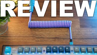 CableMod Pro Coiled Keyboard Cable Review [upl. by Eanej]