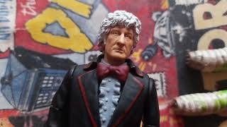 Very Rare Doctor Who 3rd Doctor And Giant Maggots From The Green Death Figure Review [upl. by Imar]