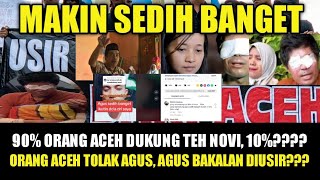 AGUS SANGAT SEDIH BANGET AGUS SALIM DITOLAK PULNG KE ACEH BIKIN MALU WARGA ACEH PUBLIK MENILAI [upl. by Sedecrem]