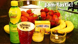 Canning Strawberry Banana Jam ⭐Homemade Goodness⭐ [upl. by Anaud19]