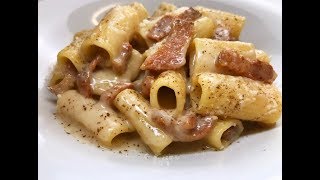 RIGATONI ALLA GRICIA  CUCINANDOMELAGODO [upl. by Ihcehcu]