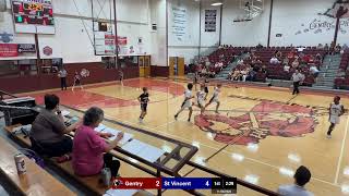 Gentry 7th Grade Boys vs St Vincent 1st Half [upl. by Bourke]