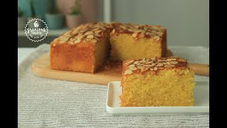 Orange Almond Semolina Cake Recipe  Suji Cake Recipe [upl. by Aniakudo70]