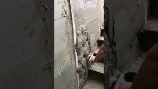 construction satisfying plasterer concrete plast cement plasterwork [upl. by Leirud737]