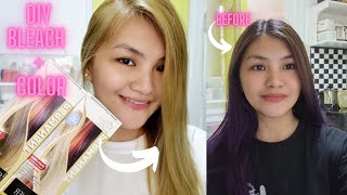 DIY BLEACH  COLOR  MERRY SUN SUPER DECOLORING  LIGHT ASH BLONDE [upl. by Einnej767]