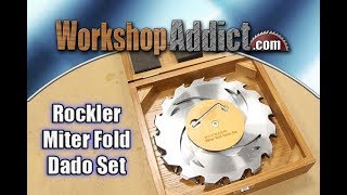 Rockler Miter Fold Dado Set Demo and Review [upl. by Obrien]