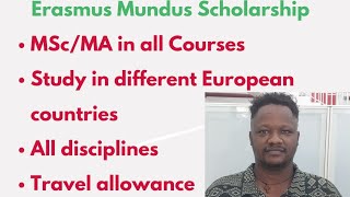 Erasmus Mundus Scholarship MSc or MA over 2000 courses Study in Europe Fully Funded [upl. by Bentlee262]