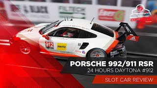 SLOT CAR UNBOXING amp REVIEW SC 6241 SCALEAUTO 911 GT3 RSR 912 [upl. by Sirovat]