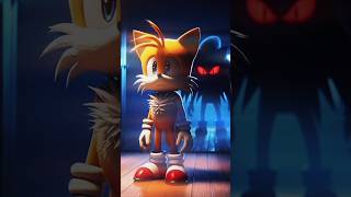 Tails MEETS Sonic Exe horrorstories cartoon sonic [upl. by Akedijn]