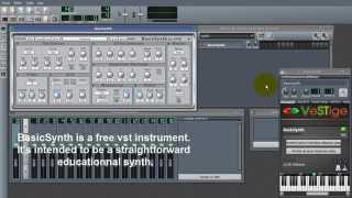 Basic Synth VSTi GRATUIT  FREETutoriel [upl. by Barnaby]