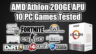 AMD 200GE APU 10 PC Games Tested  Awesome 55 CPU [upl. by Eckblad999]