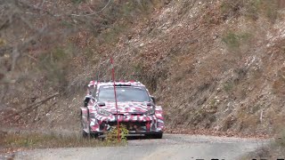 Test Elfyn Evans New Toyota Yaris WRC HYBRIDE  RALLYE MONTE CARLO 2022 [upl. by Isnan]