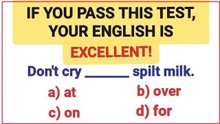 English Grammar Test ✍️📘 If you pass this test your English is excellent [upl. by Fernandina]