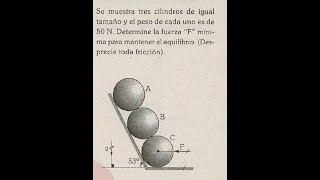 Fisica estatica tres bloques cilindricos [upl. by Adrea]