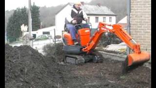 Kubota K0083 au travail 2eme partie [upl. by Dorothea870]