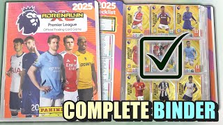 COMPLETE BINDER Adrenalyn XL 20242025 Premier League Full Binder Update  All Golden Ballers [upl. by Htiel]