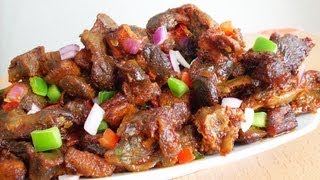 Dodo gizzard Gizdodo Recipe Nigerian Stewed Gizzard amp Plantain [upl. by Andaira151]