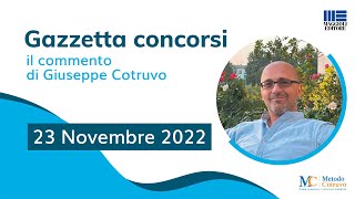 Gazzetta Concorsi 231122 Concorsi Formez Ministero Difesa Banca dItalia Uni Salento e Areus [upl. by Fleta]