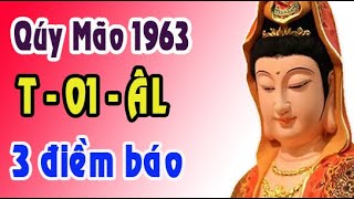 3 điềm báo tuổi Quý Mão 1963 tháng 1 năm 2024 [upl. by Katina325]