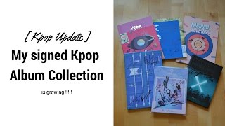 Kpop Update  My signed Kpop Album Collection is growing [upl. by Ide]