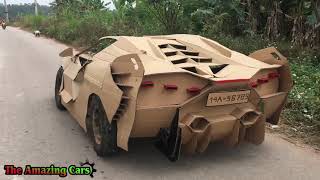 Testing homemade Lamborghini supercar [upl. by Emlynne701]