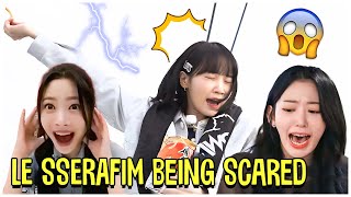 LE SSERAFIM Scared Moments [upl. by Wills]