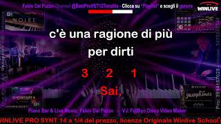 775 Una ragione di più KARAOKE VST Fabio Dal Pozzo Jazz Trio base demo [upl. by Roxanne279]