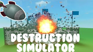 ROBLOX DESTRUCTION SIMULATOR NEW CODES NEW GAME [upl. by Nivled104]