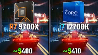 RYZEN 7 9700X vs INTEL i712700K  Test in 6 Games [upl. by Fan]