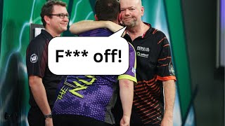 Raymond van Barneveld is disappointed by Luke Littlers behaviour 😠🎯darts [upl. by Eidok]