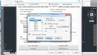 AutoCAD 2011  16 Plotting 03 Çizgi Ağırlık Ayarları [upl. by Shandy]