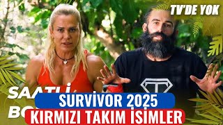 Survivor All Star 2025 Yeni Sezonda Kırmızı Takımda Kimler Olacak [upl. by Kavita868]