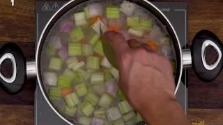 How to make Barley Chicken Soup  Etihad Airways [upl. by Fezoj]