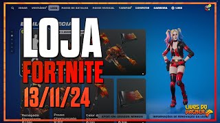 LOJA DE HOJE FORTNITE  13112024 [upl. by Irt]