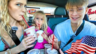 Eating Only Fast Food for 24 Hours American Edition [upl. by Rengaw]