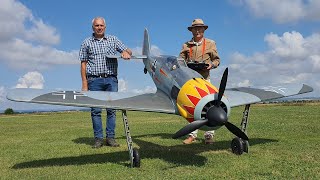 RC Focke Wulf 190A5 Scale 135 With Moki 250cc [upl. by Metabel]