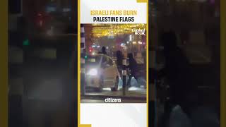 Europa League Palestine Supporters Clash With Israeli Citizens In Amsterdam [upl. by Blanchard]