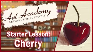 00 Starter Lesson Cherry  Art Academy Lessons for Everyone  Gameplay  ASMR  Original Audio [upl. by Sivar]