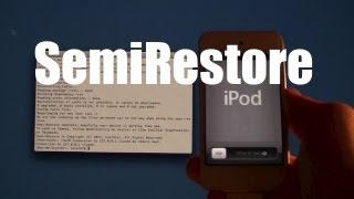 SemiRestore  Restaurer tous les iPhone iTouch et iPad tout en conservant le jailbreak Preview [upl. by Cathrine]