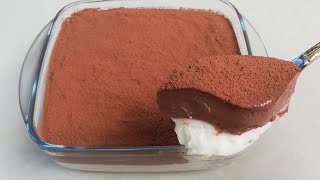 মাত্র ১৫ মিনিটে অসম্ভব মজার ডেজার্ট❤️  15 Minutes Dessert Recipe  Easy Chocolate amp Milk Pudding [upl. by Rez537]