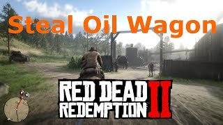 How to Steal Oil Wagon for John Cornwall Oil Wagon Red Dead Redemption 2 [upl. by New]