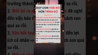 Dạy con thái độ kheoannoi daycon daycondungcach dayconthongminh fyp [upl. by Hbaruas]