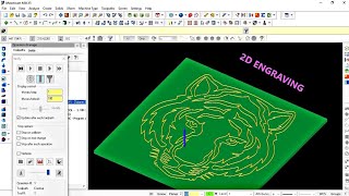 Mastercam Art Engraving Operation Programming Tutorial  5 [upl. by Chun673]