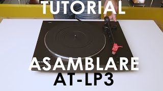 Tutorial asamblare pickup AudioTechnica ATLP3 [upl. by Hahseram]