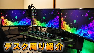 大学生が貯金して集めたPCデスク周り紹介 [upl. by Akinihs]