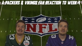 A Packers amp Vikings Fan Reaction to NFL Week 4 [upl. by Goodspeed]