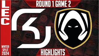 SK vs TH Highlights Game 2  LEC Winter 2024 Playoffs Lower Round 1  SK Gaming vs Team Heretics G2 [upl. by Kcirdde]