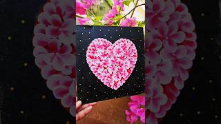 Onestroke painting Hydrangea onestrokepainting hydrangeas heartpainting pinkflowers art [upl. by Michon320]